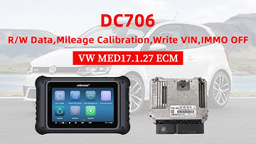 DC706-VW MED17.1.27 ECM Data Read and Write, Write VIN, IMMO OFF By Bench