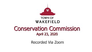 Conservation Commission - April 23, 2020