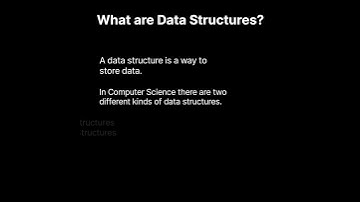 What are Data Structures?