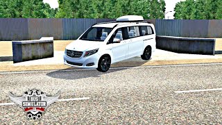 Bus Simulator Indonesia #34|Mercedes Benz V Class Mod for Bussid|Car Mod Bussid|Android gameplay| screenshot 5