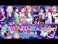 KU-RU-KU-RU Cruller! - Aqours (歌詞 English, sub Espa&ntilde;ol, Lyrics, Color coded)