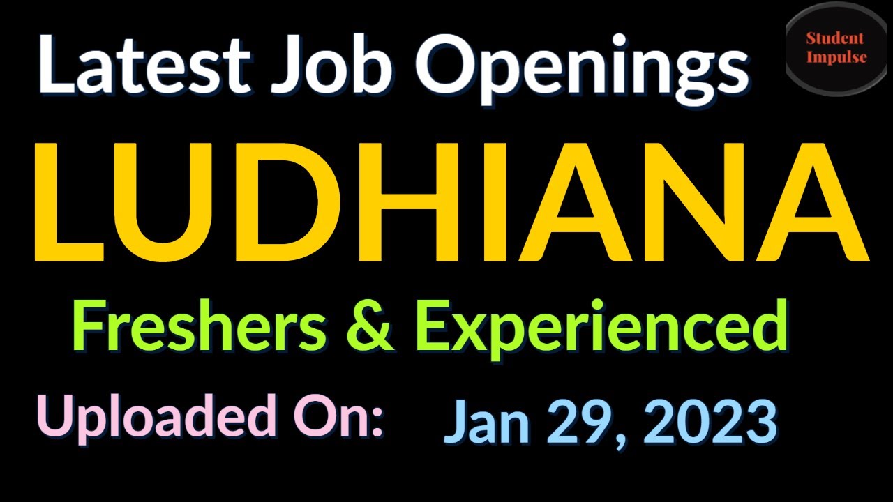 Ludhiana Jobs Jobs In Ludhiana For Freshers Ludhiana Job Vacancy ludhiana-jobs-jobs-in-ludhiana-for-freshers-ludhiana-job-vacancy