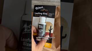 Gold Leaf on Canvas — Don’t Use Glue, Use Leafing Size #GoldLeafTutorial