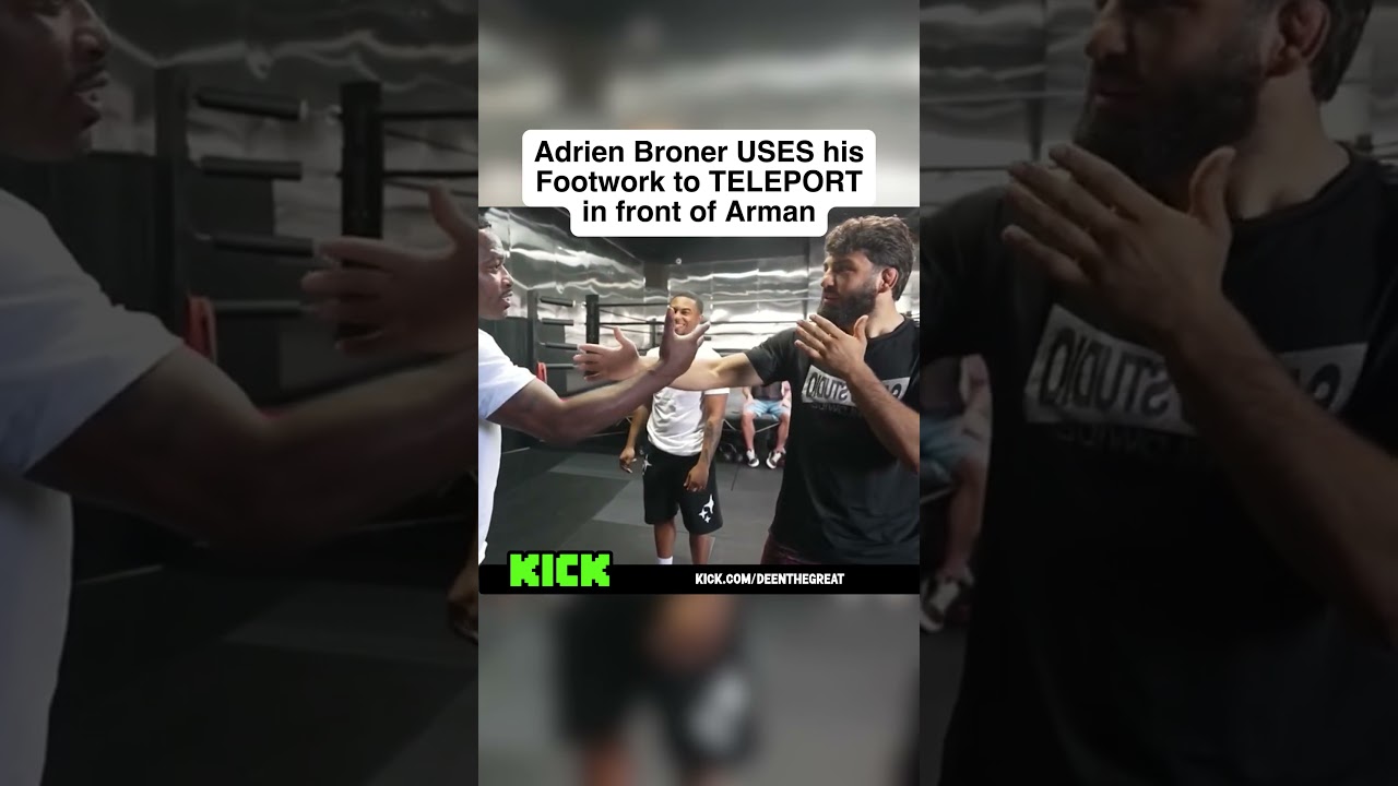 Adrien Broner uses his Footwork to TELEPORT in front of Arman Tsarukyan