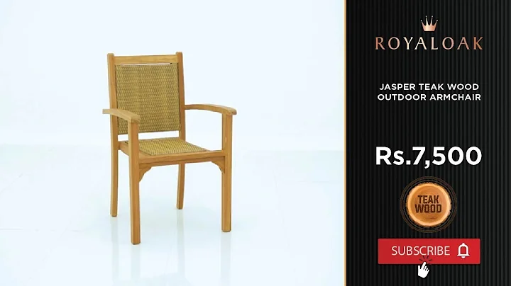 Royaloak | Jasper Teak Wood Outdoor Armchair