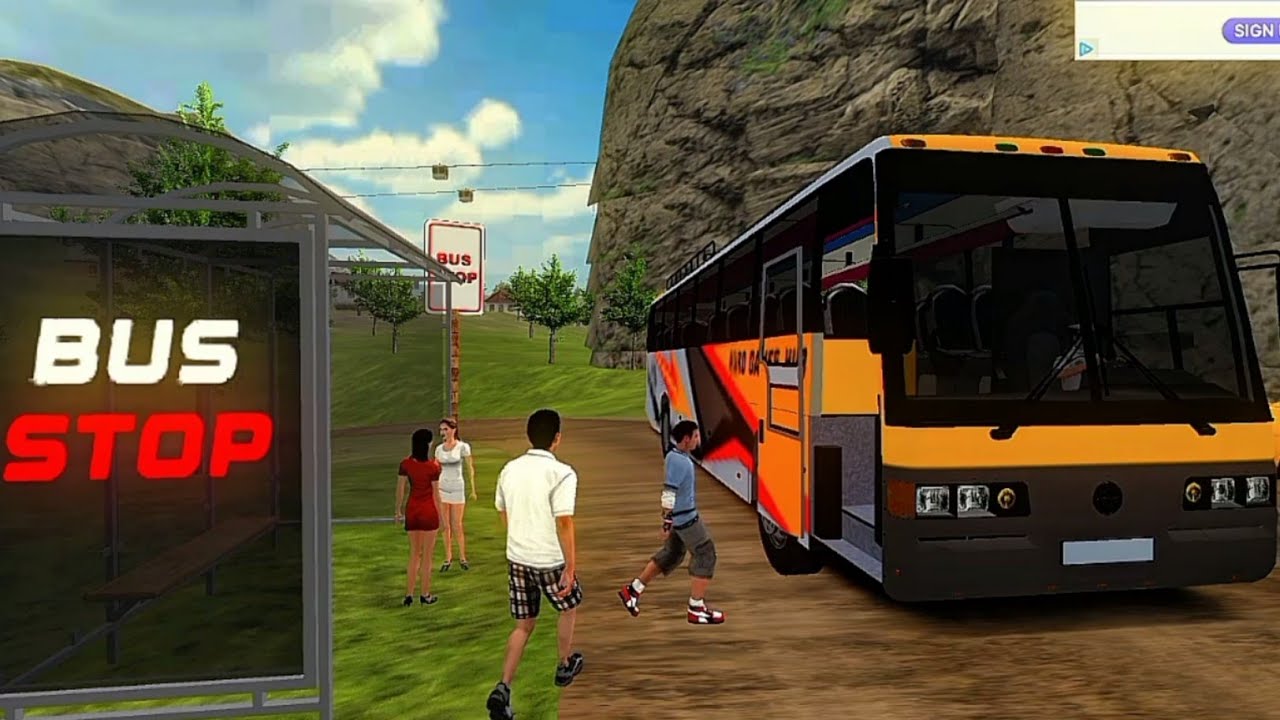 Tourist Bus Simulator Full Gameplay! 🚌 Passenger Pick Up & Drop Off City Tour Adventure 