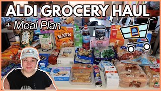 Nearly $200 Aldi Grocery Haul & Meal Plan | October 2025