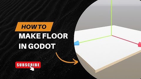 How to Make a Floor in Godot Game Engine . Easy tutorial for beginners.#Godot #GameDevelopment