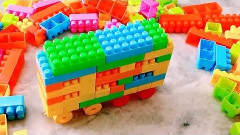 Satisfying DIY lego Bus/ASMR building blocks/ relaxation#satisfying  #asmr#asmrsounds#buildingblocks
