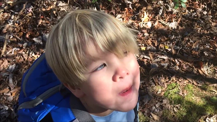 Luke and Dad Hiking