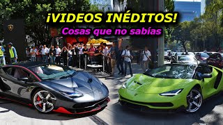 Los ÚNICOS Lamborghini CENTENARIO que llegaron a México 🇲🇽 | Videos Inéditos