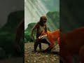 Monkey Clashes With Fierce Fox 🐒🦊 Intense and Surprising Wildlife Fight Caught on Camera #fox