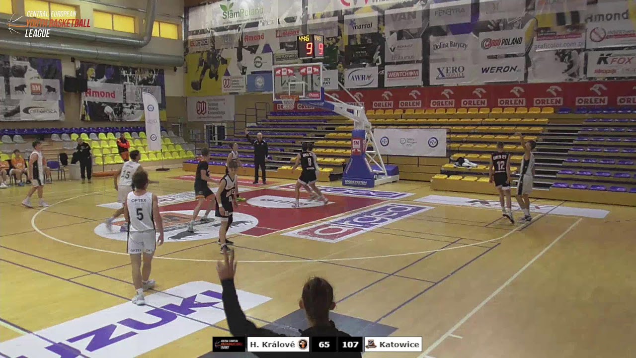 CEYBL U17, 1.12.2023, Královští Sokoli Hradec Králové - UKS SP27 Katowice