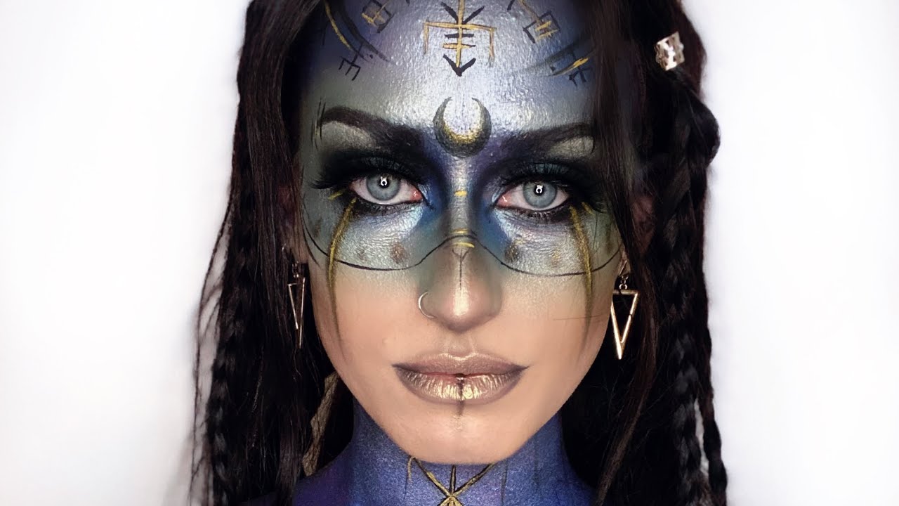 Mob røg onsdag Pagan Witch Makeup Tutorial - YouTube