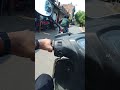 Riding scooty in Naubasta, Kanpur