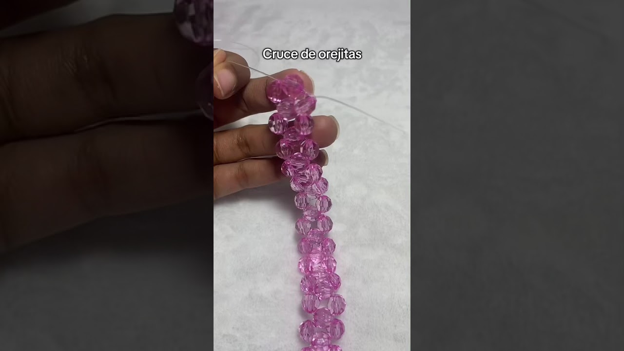 ¿Qué cruce es mejor para tejer bolsos con cuentas y perlas? | Orejitas vs cruce simple