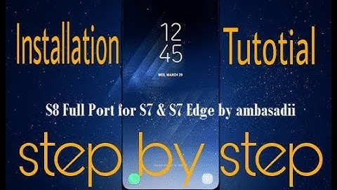 Ambasadii V5 S8 ROM for S7/Edge: Full S8+ Port Installation