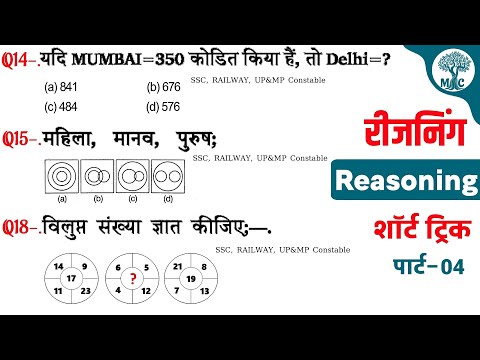 REASONING प्रैक्टिस  Set→04 || UP&MP Constable | NTPC | Group–D || Mori Classes