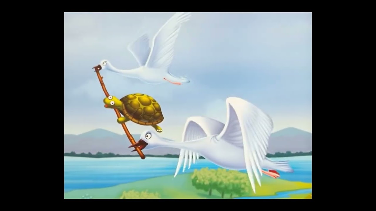The Swans and The Foolish Turtle 