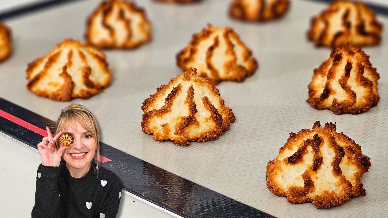 Avec 3 blancs d’œufs : des Rochers Coco 🥥 Rapides et hyper Gourmands