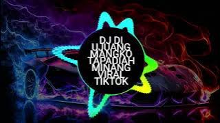 DJ DI UJUANG MANGKO TAPADIAH MINANG VIRAL TIKTOK:2024 DJ MINANG TERBARU BASS MANTAP