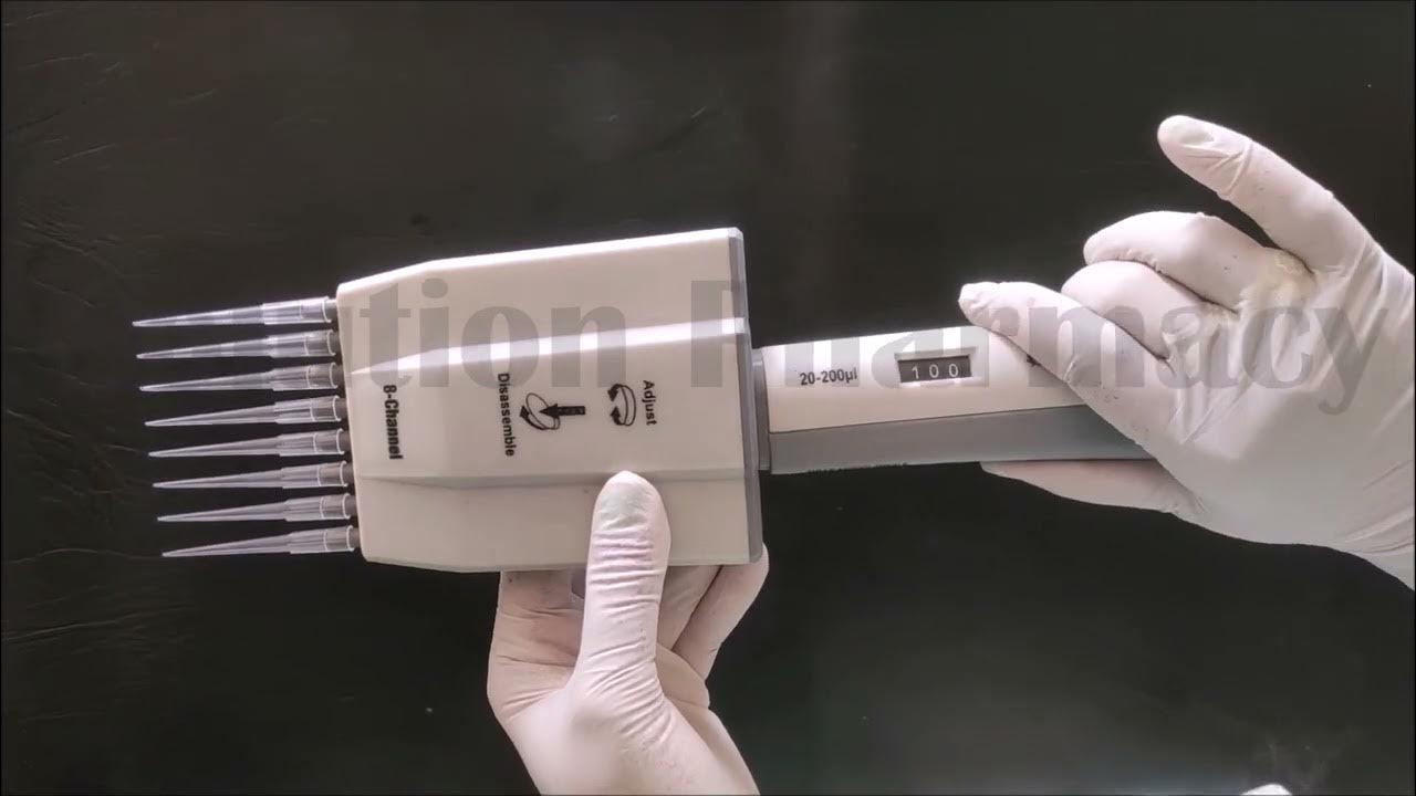 Multichannel Micropipette How to Operate Micropipette Parts