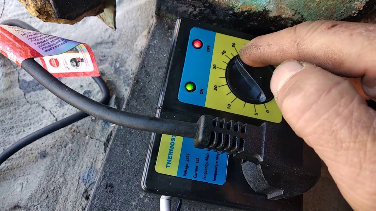 Подогрев дизтоплива от сети 220в - YouTube