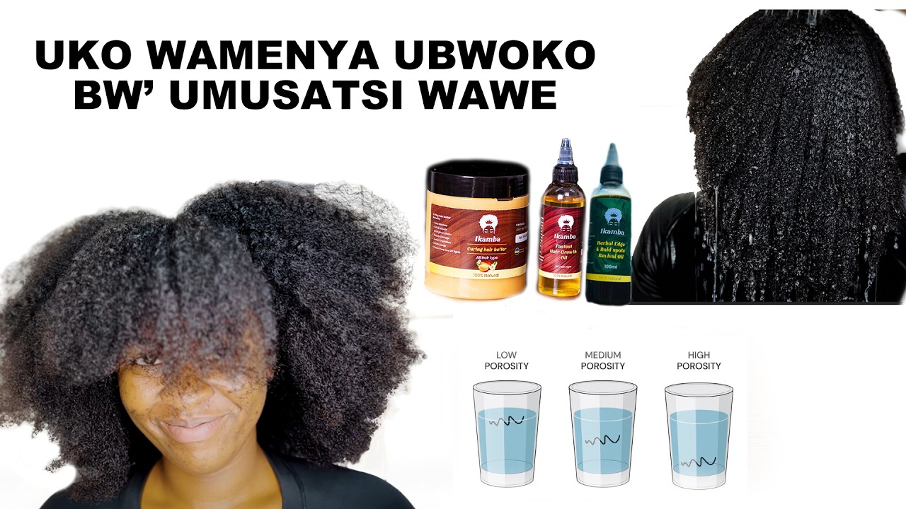 Dore uko wamenya ubwoko bwumusatsi wawe byoroshye bizawurinde gucika no kumagara burundu