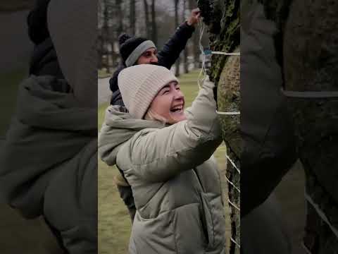 Вулична світлодіодна стрічка 100 LED, великі краплі 10 метрів, золотистий, 8 режимів для садово-паркового дизайну, видео 1