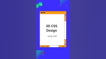 3D design using CSS #new #htmlcss #trending #coding #roblox #css #code #frontenddeveloper