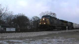CSX 249 leads CSX Q041-05 in Union City, GA