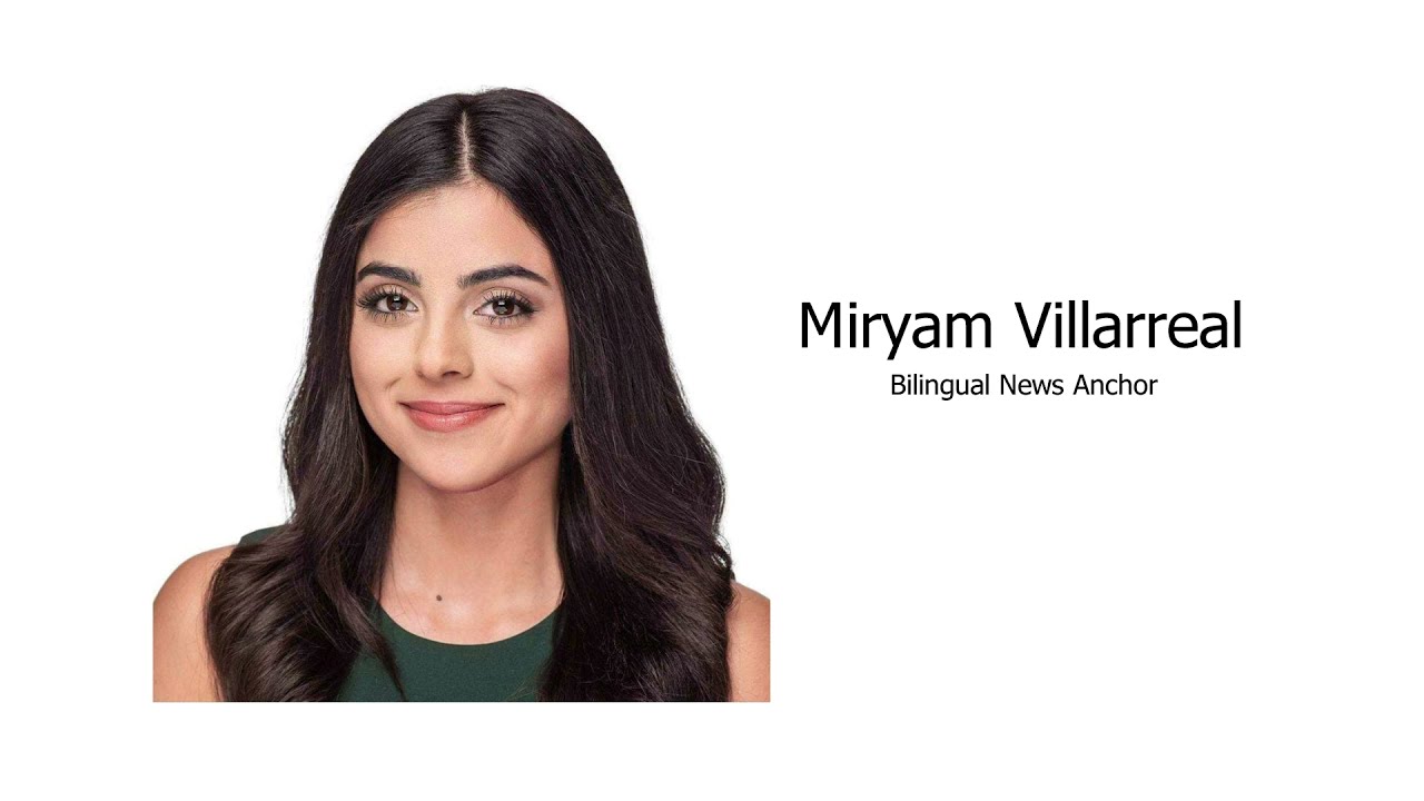 Miryam Villarreal Bilingual News Anchor Demo Reel 2021 YouTube