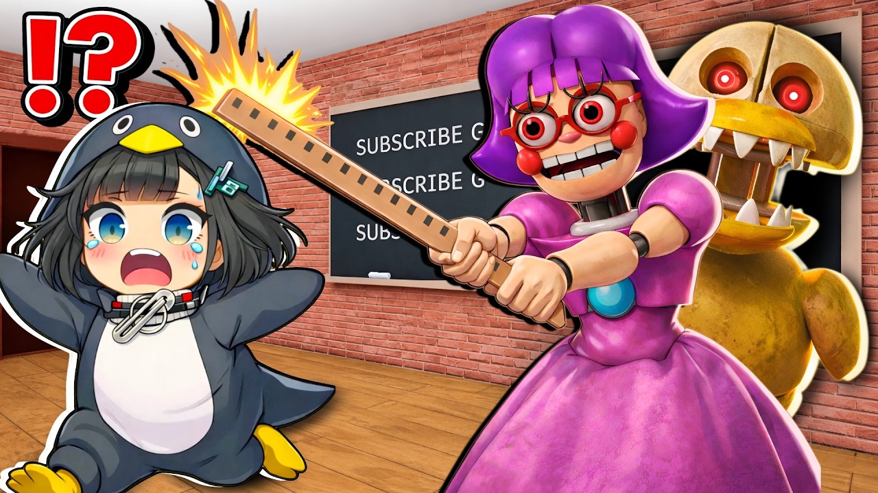 I Escaped Miss Ani-Tron's Detention!… But I’m GUGUGAGA Penguin!🐧😱 (Roblox Obby)