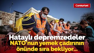 Depremzedeler 50 Derece Sıcaklığın Altında Saatlerde Yemek Bekledi Devlet Bize Yardım Etsin...