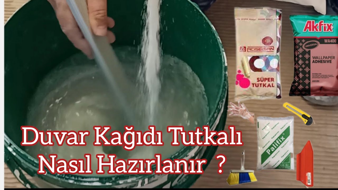 Duvar Kağıdı Tutkalı Hazırlığı !. YouTube Duvar Kağıdı Tutkalı Hazırlığı !. YouTube