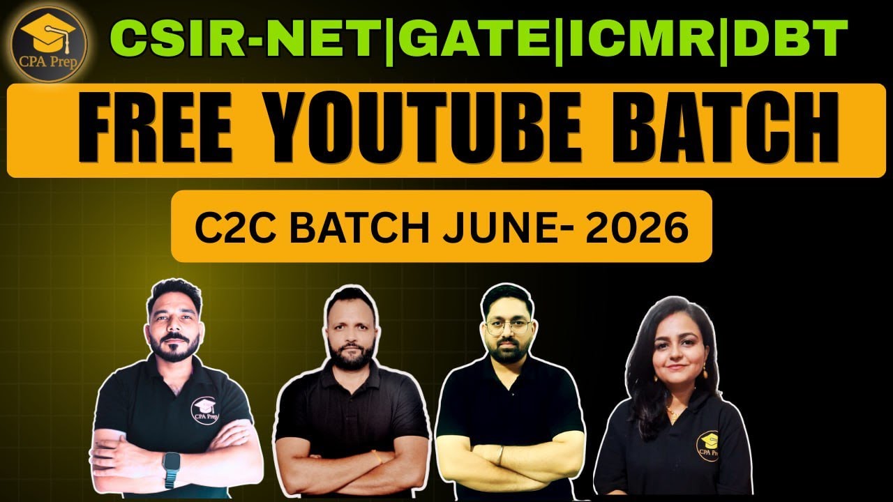 Clear CSIR NET 2026 with FREE Life Sciences Classes