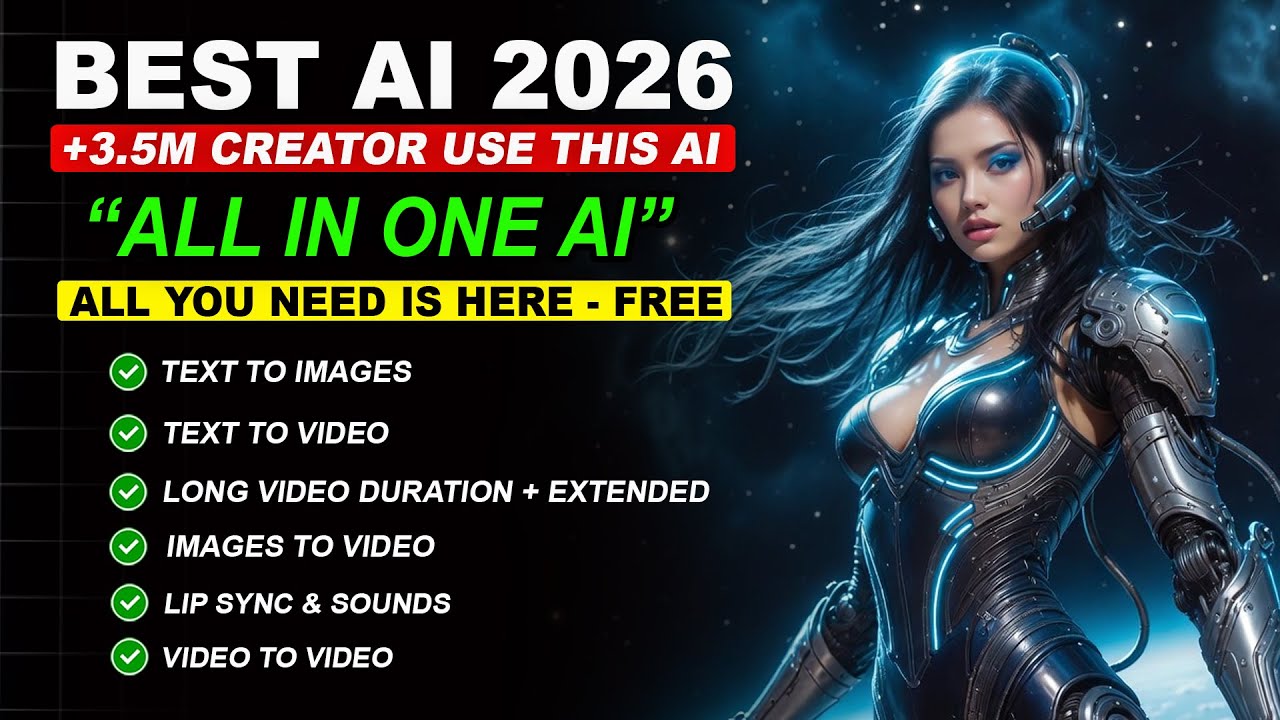 FREE ALL IN ONE AI! AI TERCANGGIH DAN TERLENGKAP 2026 
