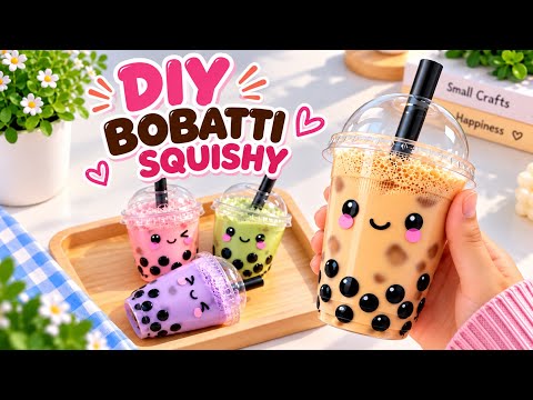 How to Make Viral Chocolate Butter Squishy / Paper craft / Easy craft ideas / art and craft