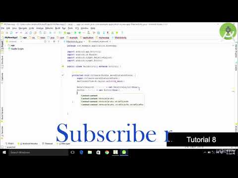 How to built user interface using java in android studio