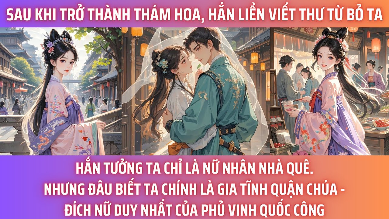 SAU KHI TRỞ THÀNH THÁM HOA, HẮN LIỀN VIẾT THƯ TỪ BỎ TA. HẮN TƯỞNG TA CHỈ LÀ NỮ NHÂN NHÀ QUÊ. NHƯNG