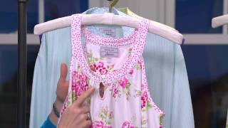 Carole Hochman Sleeveless Printed Chemise Nightgown with Jennifer Coffey