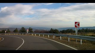 Road from Mukhatskaro  to Tbilisi  15 Nov 2021  2X Speed