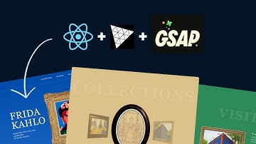 React + Three.js + GSAP Tutorial | Frida Kahlo Museum 🖼️
