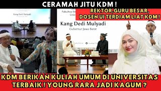Download Lagu NGERI ! CERAMAH KDM BIKIN PROFESOR,DOSEN, REKTOR TERDIAM ! YLUNG RARA JADI KAGUM ? MP3
