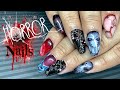 Horror Nails | 🎃 Halloween Hard Gel Nails