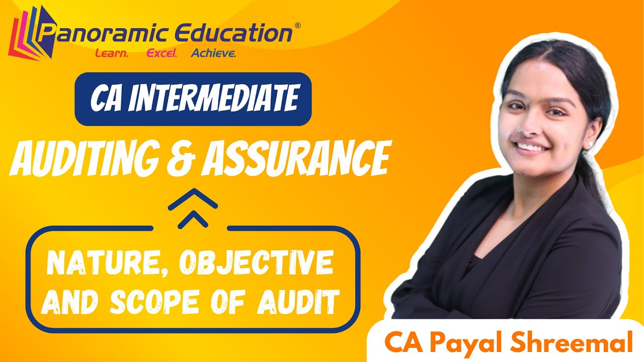 CA Inter Audit l Ch 1 - Nature, Objective & scope of Audit I Revision l ...