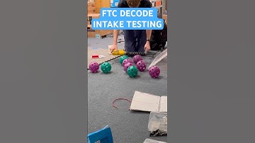 FTC DECODE INTAKE TESTING #ftc #engineering #robotics #first #intake #prototype #firsttechchallenge