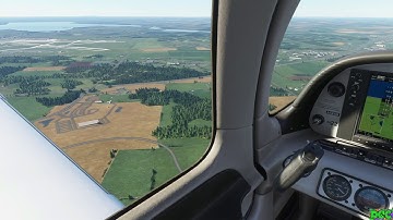 KMSN Landing - SR22 - Visual Approach