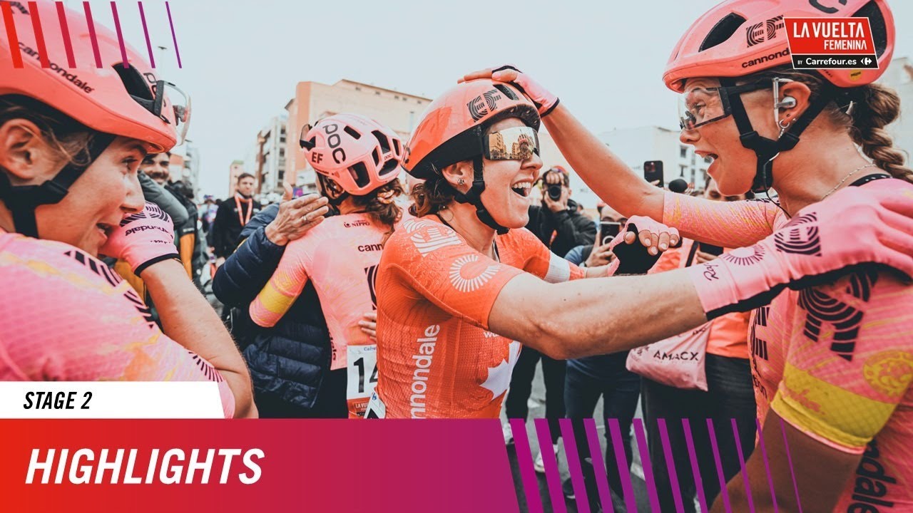 GRUELLING UPHILL FINISH! 😫 | La Vuelta Femenina Stage 5 Highlights | Eurosport Cycling