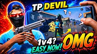 1 v 4 ? TOO EASY 💀☠️| DEVIL GAMEPLAY 🥶 | HOW TO CLUTCH 1V4 🙀 | MOVEMENT 360 STRATEGY + MINDSET 🇧🇷  screenshot 4
